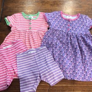 Hanna Anderson dresses and shorts